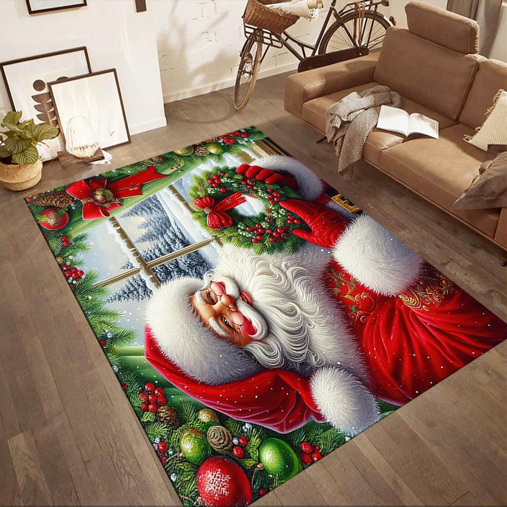 Christmas 369 Carpet Perfect for Kitchen Game Room Living Rooms Entryway Antislip Carpet Anime Office Decor Perfect Birthday/Christmas Gift Idea