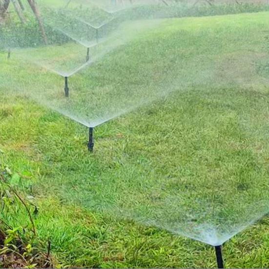 6 Pcs Variable Arc Nozzles Radius Sprinkler Heads Pop-up Sprinkler Replacement Nozzle Adjustable 0-360 Degrees Full Circle Pattern