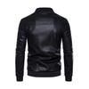 Autumn and Winter New Men's Casual Jackets Trend Versatile Leather Jackets Men's Casual Jackets Pu Jackets for Men