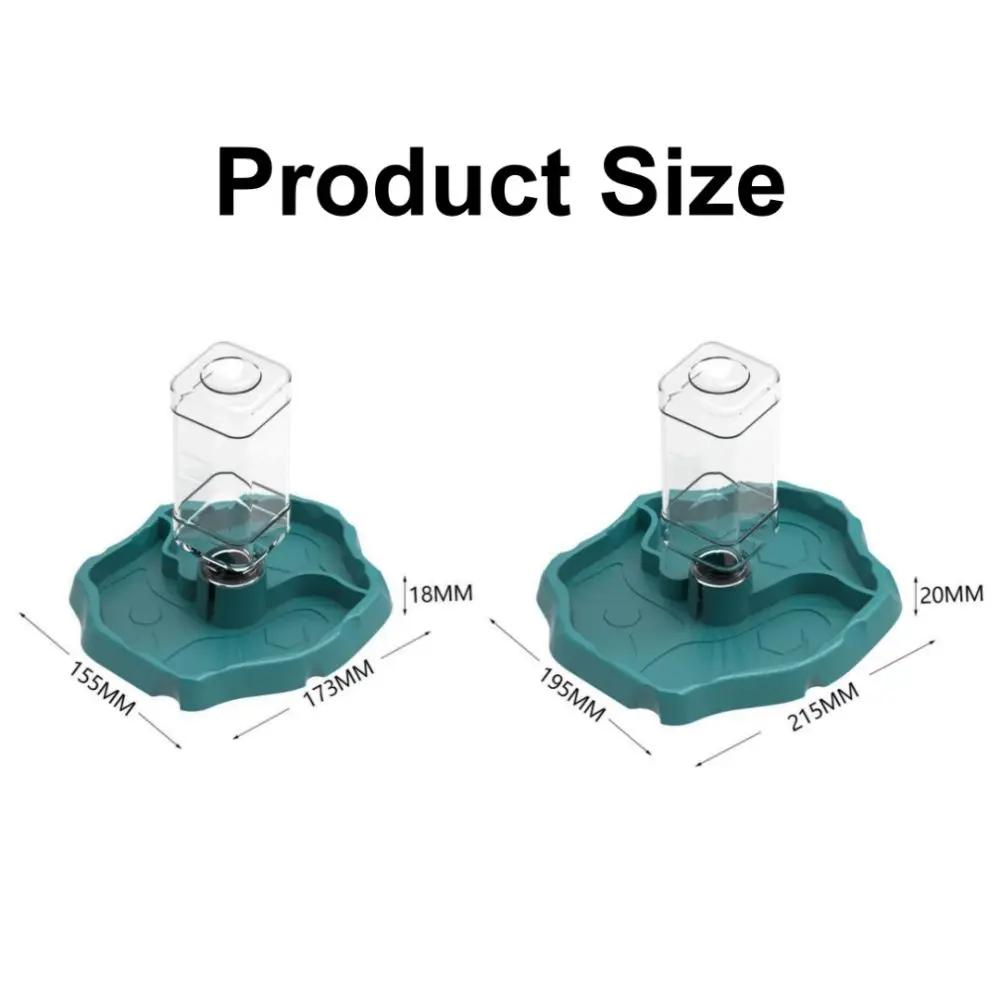 New Removable Reptile Feeder Easy-Clean Shallow Turtle Feeding Dish Non-Tip Large Capacity Small Pet Bowl Pet Supplies