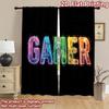2D flat Photography Backdrop Photography Banner Colorful Gamer Letters 100% Polyester Festive Backdrops Use for Suitable for