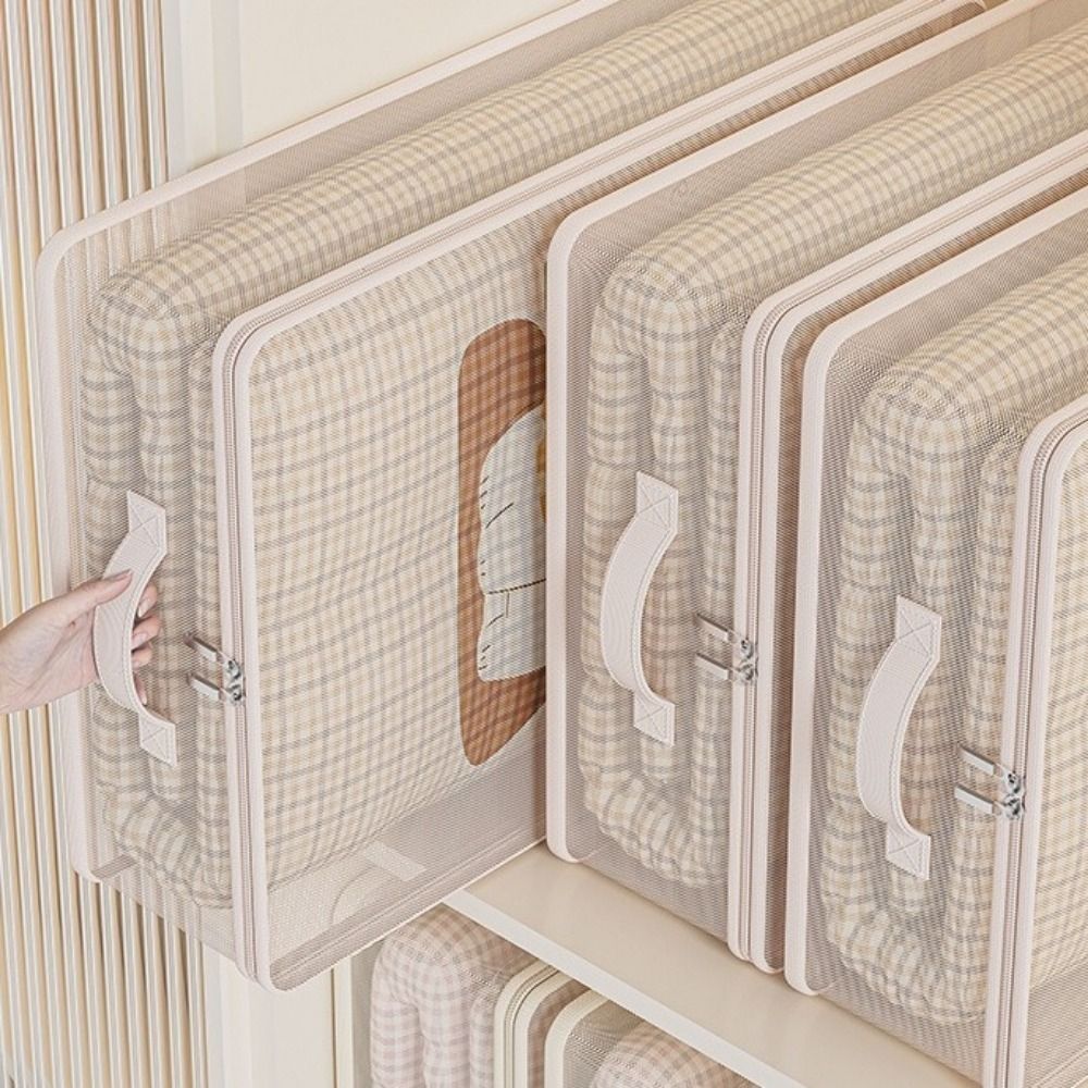 2Pcs Divided Clothes Quilt Storage Bag Large Capacity Blanket Sorting Bags Bedroom