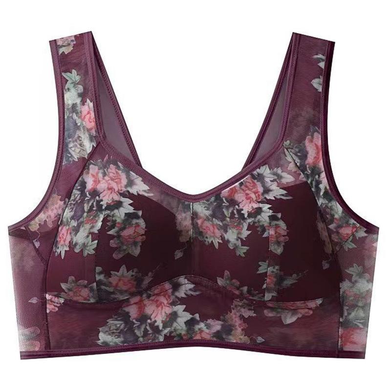 Übergröße Unterwäsche Nahtloses Push-Up BH Top Damen Bequem Kabellos Bralette Vollschalen-BH Sexy Damen Dessous L-6L