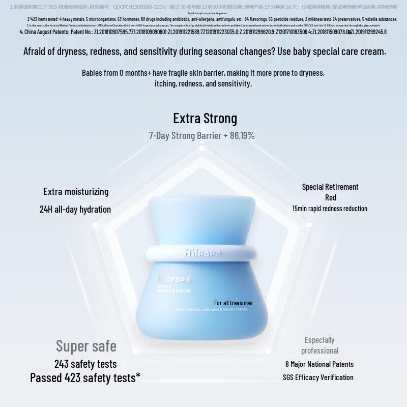 Turtle Dad Baby Soothing Moisturizing Cream Set