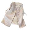 Type pink button vest jacquard new top 2025 retro vest vest top