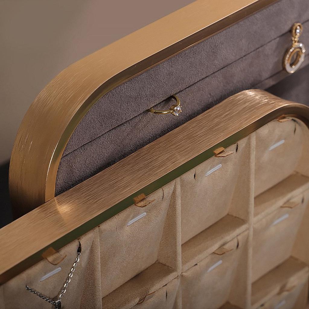 Elegant Jewelry Tray Organizers for Drawer Stackable Storage Case Home Accessory for Stylish Personalize Adornments