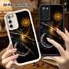 Phone Case: 2D Flat Samsung Galaxy A34 A35 M05 M06 S20 S22 S21 FE Plus 5G Tiered Protective Case, Constellation Star Map, Christmas and Halloween Gift
