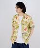 LXT Open Collar Cooling Hawaiian Shirt [Yellow Beach]