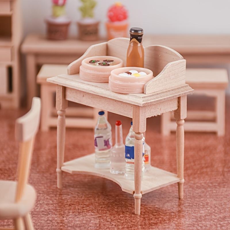 1/12 Scale Miniature Wooden Furniture Model Ornament - DIY Miniature Photography Props- Seasonal Decor - Perfect Gift