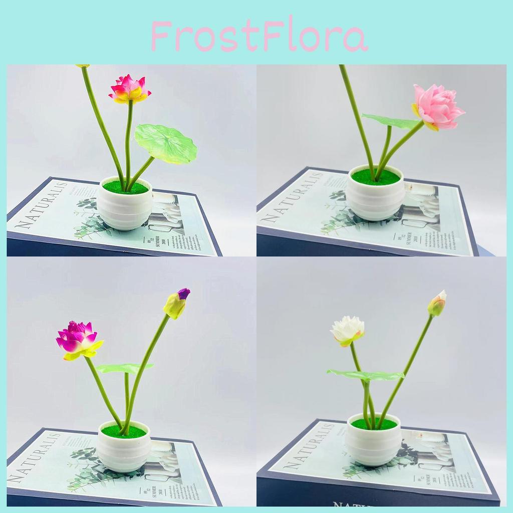 Nymphaea Simulated Artificial Green Plants Bonsai For Home Hotel Decoration