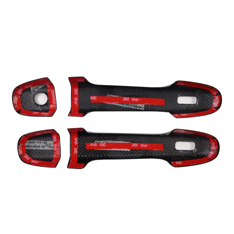 Carbon Fiber Outer Door Handle Shell for Toyota 86 - Dry Carbon Interior & Exterior Trim