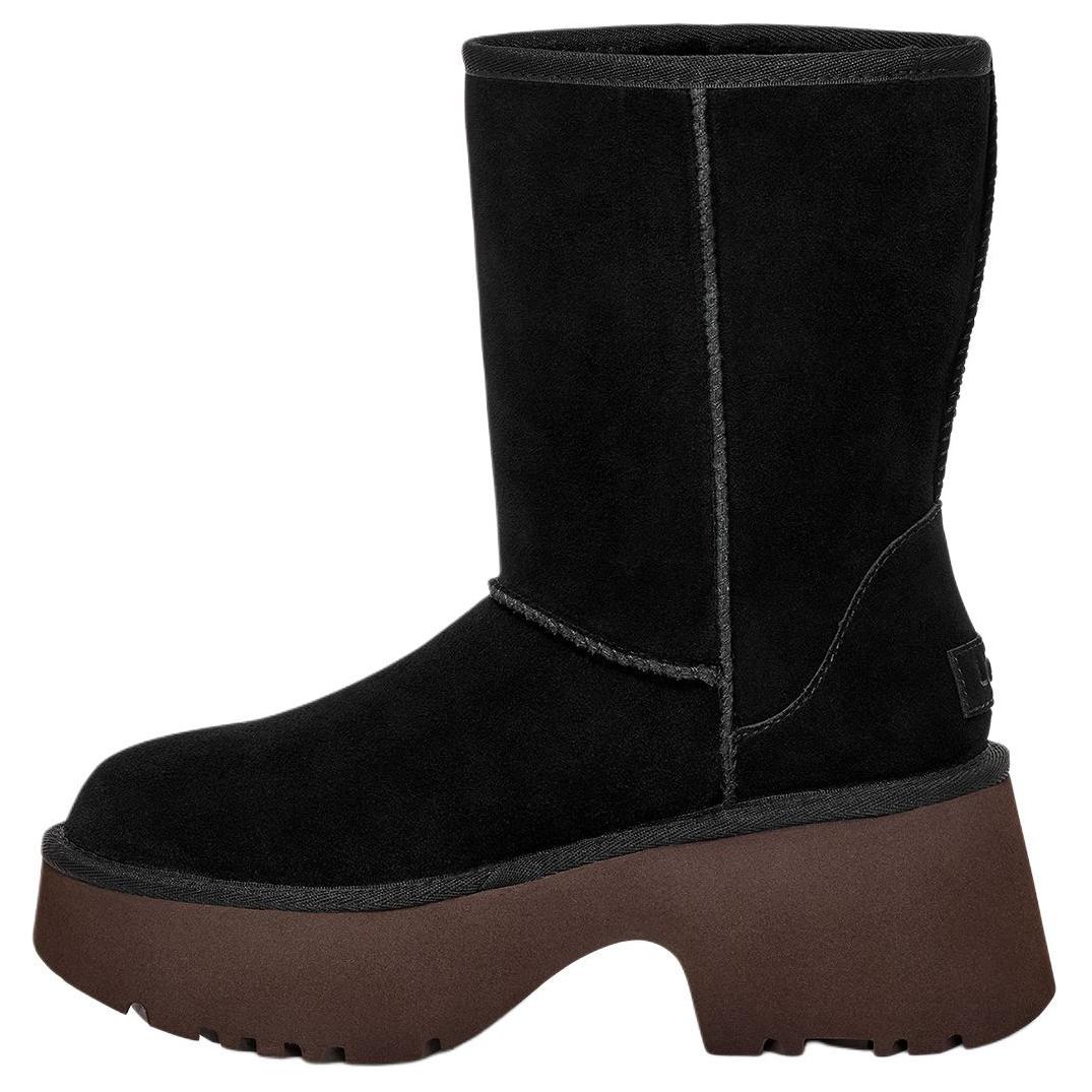 

UGG Cow Split Leather Universal Short Boots Women boots Black 1158310-BLK-05 36