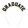 Double Layer Graduation Shoulder Strap Gold Edging Hot Stamped Graduate Sash Digital Printing One Size Fits Graduation Crown