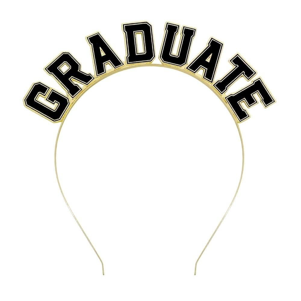 Double Layer Graduation Shoulder Strap Digital Printing Hot Stamped Graduation Crown Gold Edging Party Essential Graduate Sash
