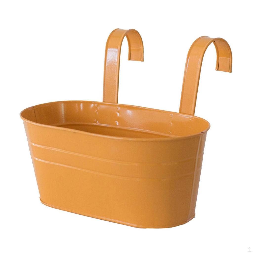 Çift Kancalı Saksı Askıları Balkon Saksıları İçin Geniş Kapasiteli Ev Dekorasyonu Veranda Korkulukları