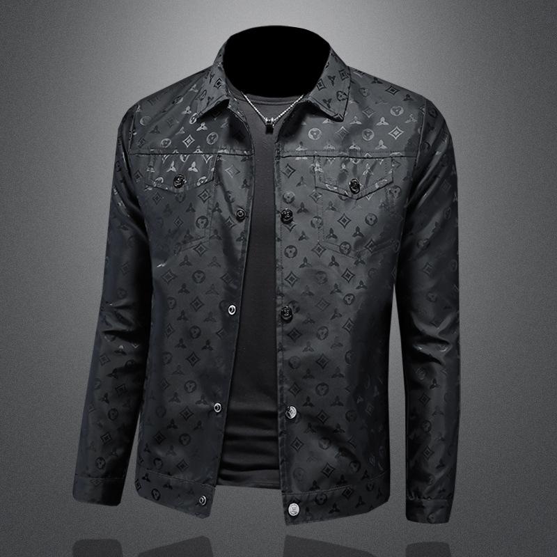 And New Style Stand Collar Cardigan Mens European Style Fashion Casual Slim Fit Sweater JK9033