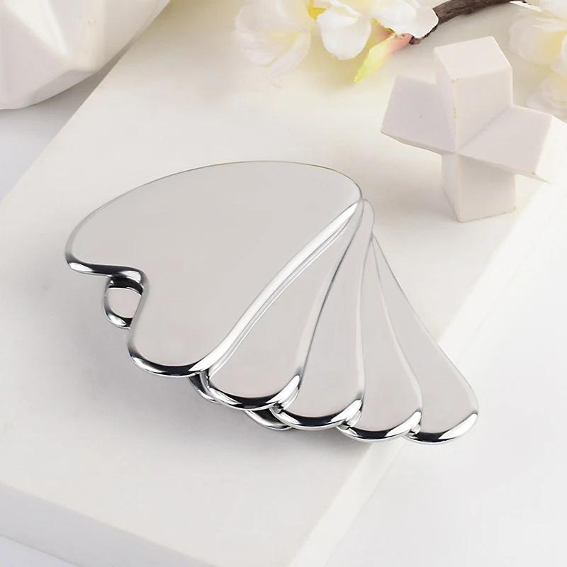 Stainless Steel Facial GuaSha Scraping Face Care Lifting Massage Tools Anti Wrinkle Skin Tighten Cooling Cellulite Massager Tool