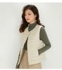 Women's Plus Size Collarless Down Vest - Short, Warm Shoulder Cape Jacket for Middle-aged and Young