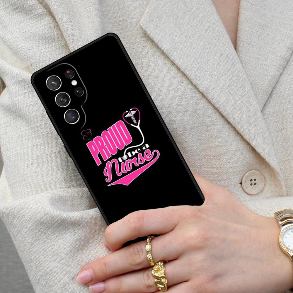 Cartoon Doctor Nurse Cell Phone Case for Samsung Galaxy S26 Ultra S25 S24 S23 S22 S21 S20 Note10 Cover