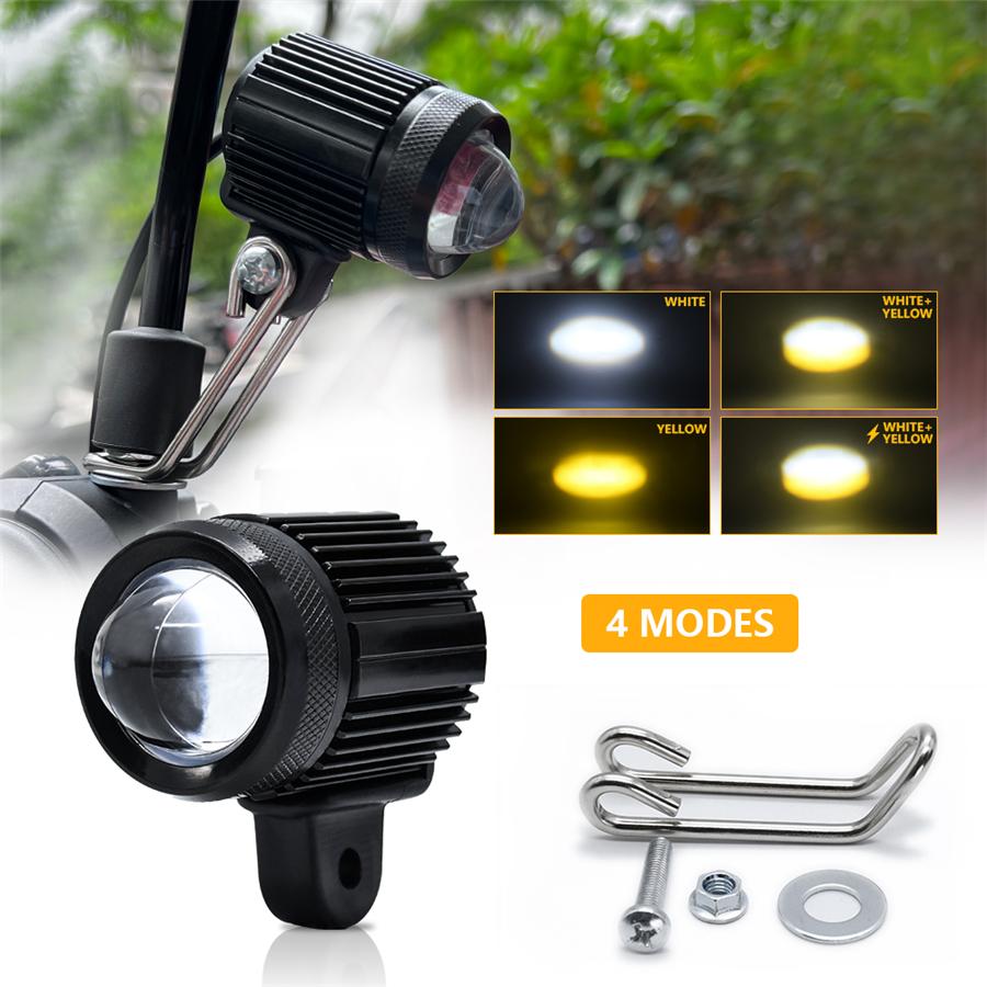 2Pcs 60W LED Fog Lights For Motorcycle Car Truck ATV