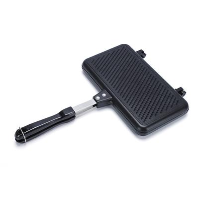 Foldable Grill Frying Pan Nonstick Sandwich Baking Pan Multi-function Aluminium Alloy Double Side Portable Kitchen Accessories