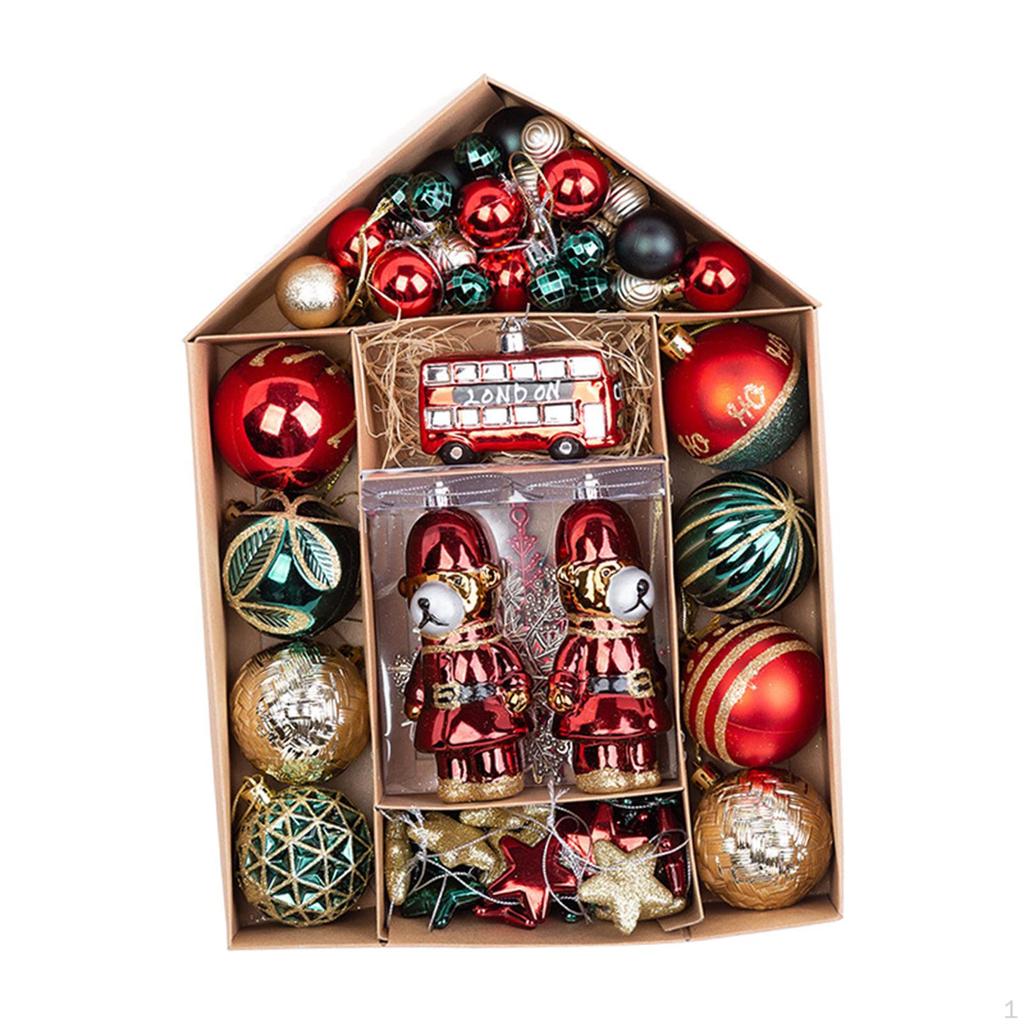 70 X Christmas Tree Hanging Tags Decoration Pendant Costume Baubles