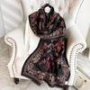 Autumn & Winter Shawl: Office Nap Blanket, Imitation Cashmere Print Tassel Scarf