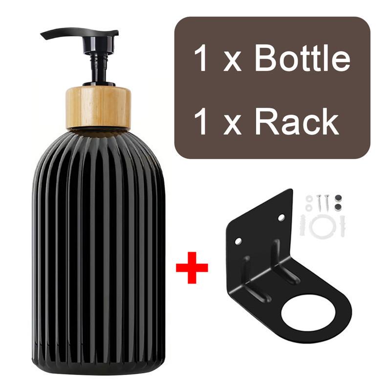 Refillable Strip Soap Dispenser Hotel Wall Mounted Soap Dispenser Set Hand Sanitizer Shampoo Conditioner Bottle Holder for Shower Wall