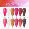JTING Free Samples Design Neon Gel Uv Colors Set Nail Polish 6colors Kit OEM Make Your Own LOGO 15ml Nail GEL Polish Bottle