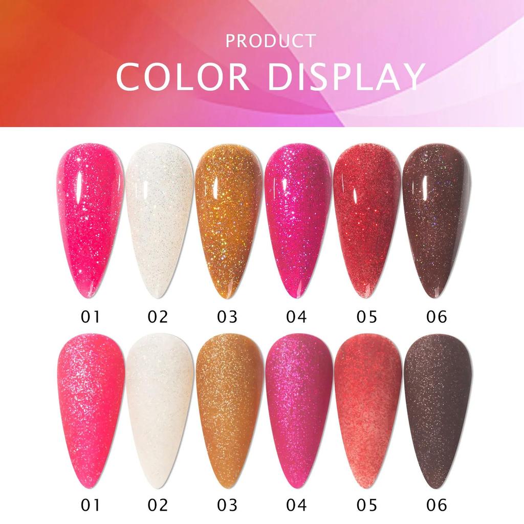 JTING Free Samples Design Neon Gel Uv Colors Set Nail Polish 6colors Kit OEM Make Your Own LOGO 15ml Nail GEL Polish Bottle