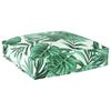 Cushion Set 4 pcs Leaf Pattern 40 x 40 x 8 cm Oxford Fabric