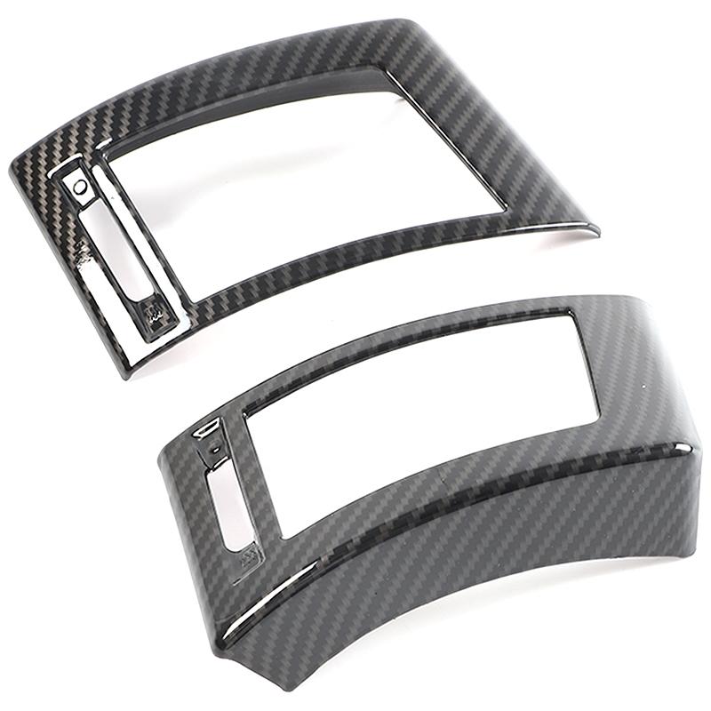 

For Jaguar F-TYPE 2013-2024 ABS Matte black Car Center Console Side Air Outlet Frame Decorative Cover Sticker Car Accessories