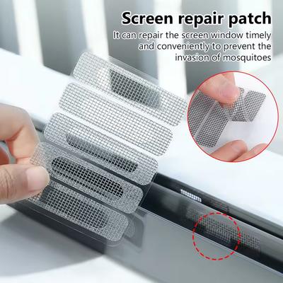5/10/20Pcs Window Screen Repair Sticker Window Net Anti-mosquito Mesh Door Mosquito Netting Patch Repair Broken Hole ScreenNet