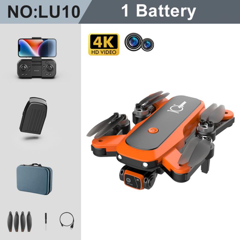 2023 NEW LU10 Drone 8K-ESC Profesional Camera 50X Zoom Optical Flow Localization Brushless Fixed Height Folding Aircraft