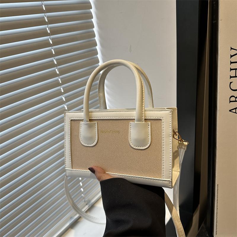 

Летняя новая ретро женская сумка с пэчворком, на плечо, модная, с высоким чувством, сумка-мессенджер, повседневная универсальная сумочка белый