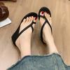 Fashion Women Slippers Luxury Clip Toe Shoes Fashion Party Sandals 2025 New Summer Flip Flops Woman Slingback Dress Pumps Zapatos