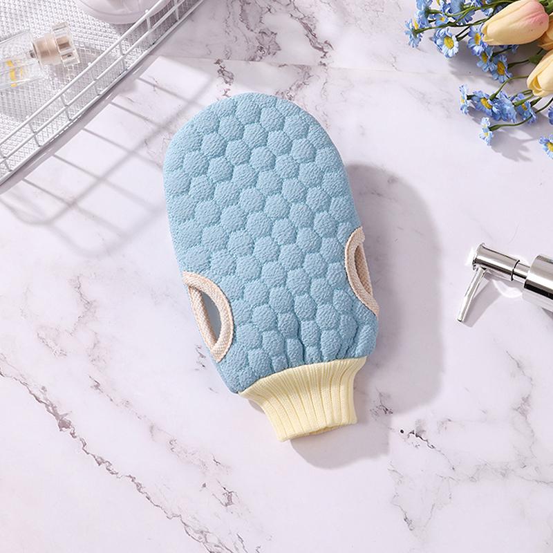Two-Sided Bath Scrub Glove Bath For Peeling Exfoliating Body Cleaning Dead Skin Gloves For Shower Body Brush Towel Spa Foam Body