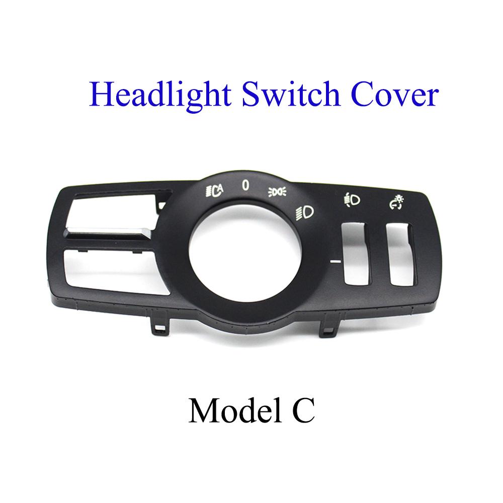 LHD RHD Panel spínače mlhových světel s otočným ovladačem světlometů pro řady BMW 5 5GT 6 7 X3 X4 F10 F11 F07 F06 F01 F25 F26