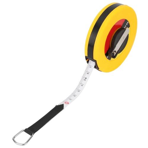 Hyuduo 4 Types of Fiberglass Tape Measure, Site Measure, Surveying Ruler, Soft Ruler (30M)