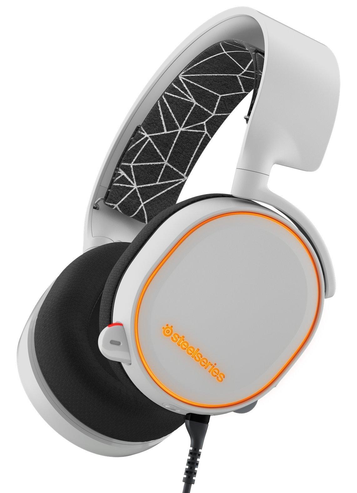 

Герметична ігрова гарнітура SteelSeries Arctis 5 White 61444 [] білий