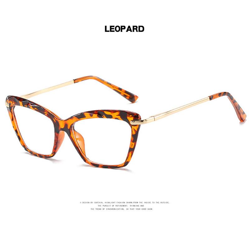 

Latest Unique Design Classic Style Cat-Eye Women Glasses Frame Color Shift Anti Blue Light Digital Device Hyperopia Reading Eyeglass 5.5