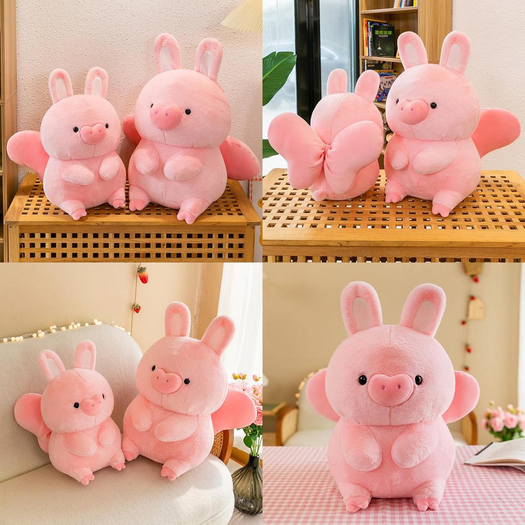 Flying Pig Plush Toy With Short Pile Velvet For Kids And Teens Gift
