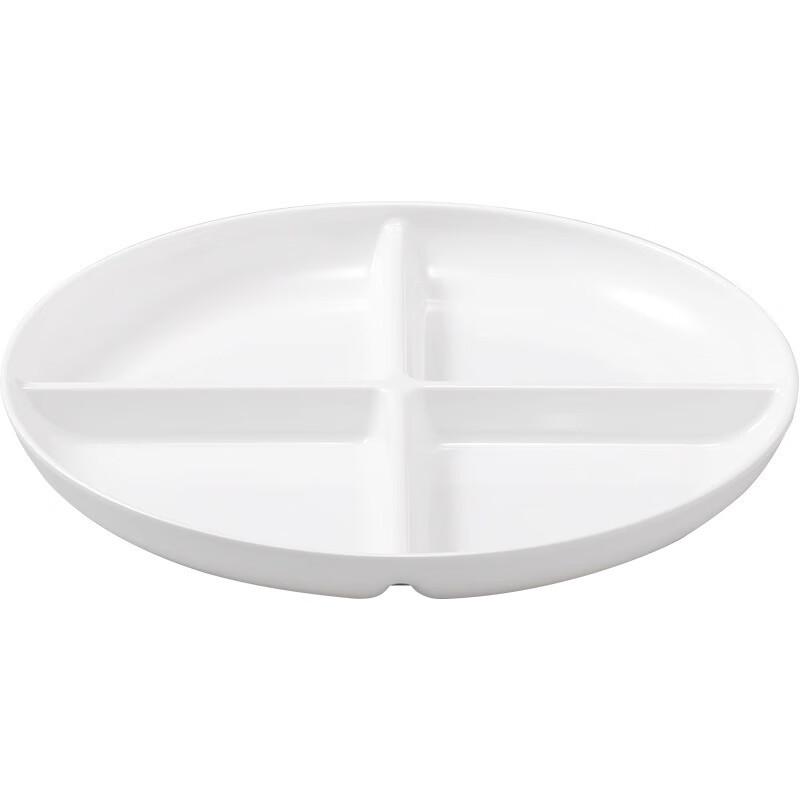 Ruijie 4-Compartment Melamine Divided Lunch Tray