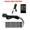 RGB Car LED Strip Lights App/Remote Control Led Lights Car Interior Light with Music Sync Under Dash Footwell Neon Lighting Kit