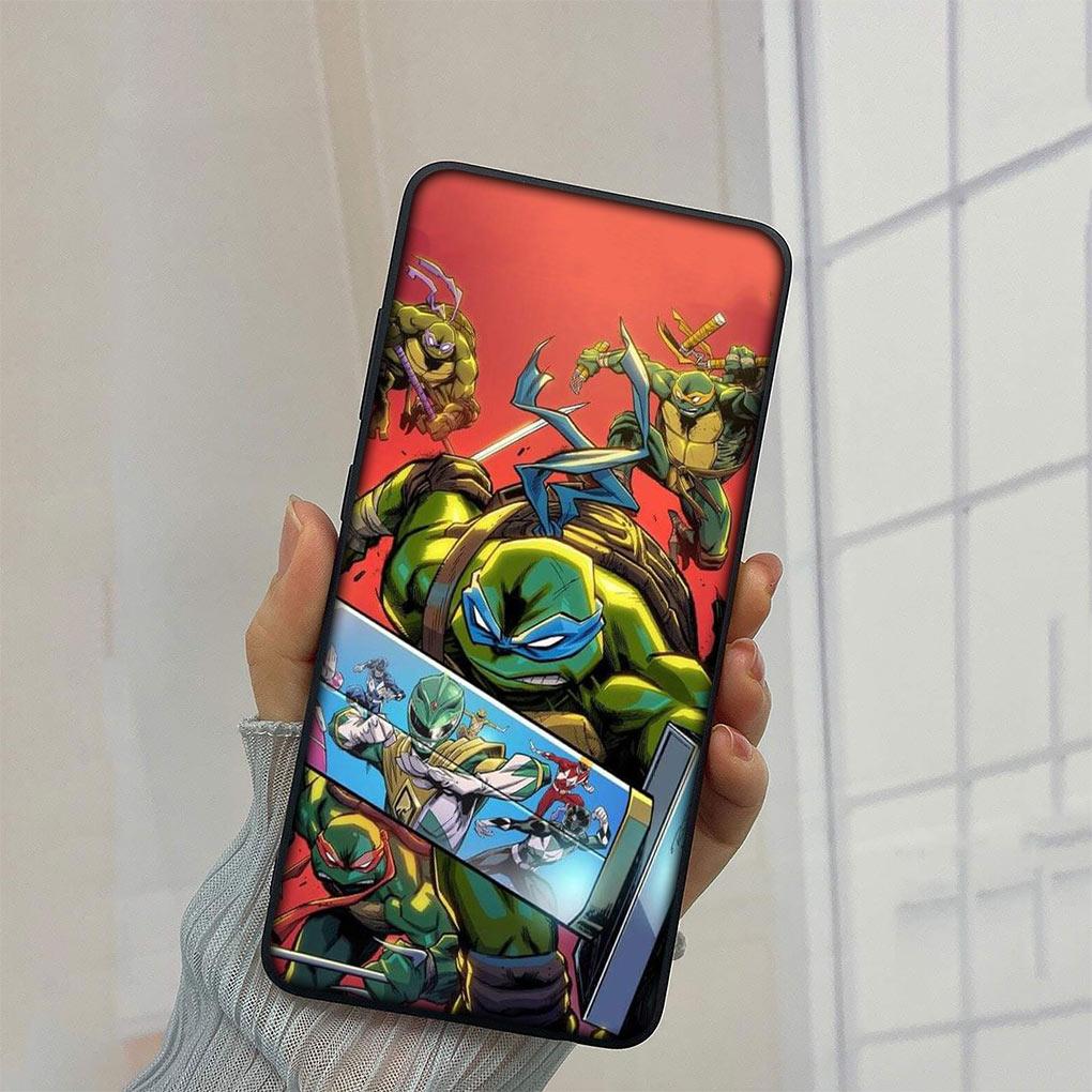 Cartoon n-Ninjas Wallpaper T-Turtles for Samsung Galaxy A06 A16 A13 A71 A21S A22 A73 A42 A03 A02 A11 A70 A72 A7 Cover Case