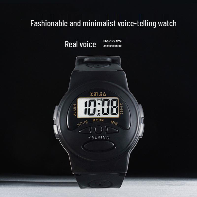 Voice-Activated Timepiece for Elderly & Visually Impaired