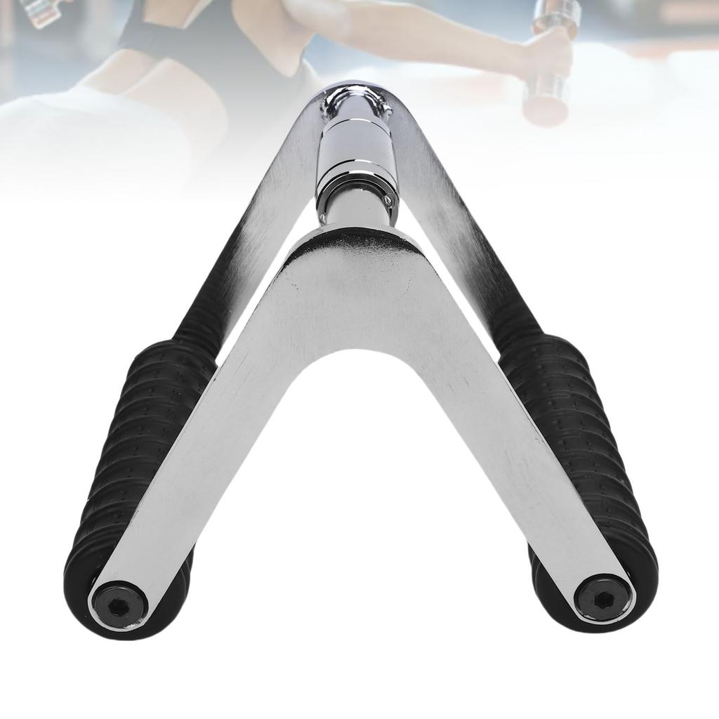 Row Handle Multi Purpose Strength Training Pull Down Handle Close Grip Cable Attachment with Spring Buckle