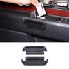 For Toyota FJ Cruiser 2007- ABS Carbon fiber/Black Car Door Handle Storage Box Partition Storage Box Car Accessories