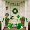 St. Patrick's Day Clover Porch Goose Clothing Set for Party Courtyard