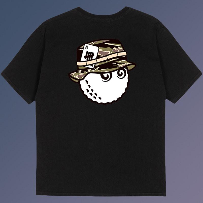 

Big Head Hunter Print Tshirt Unisex and Women New Summer Cotton Clothing Casual Fashion Round Neck Short Sleeved Tee Streetwear L